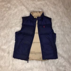 Navy blue Polo child’s vest.